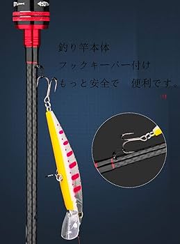 Amazon | M/L調釣り竿 超軽ルアーロッド MとL二つ穂先付き